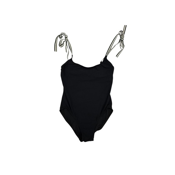 Karla Colletto Other - Karla Colletto Swimsuit Women's 8 Black Tie Shoulder‎ One Piece Xtra Life Lycra